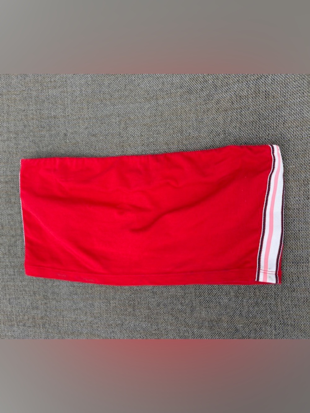 Aerie Red Tube Top/Bandeau Bralette young adult/juniors size M inside elastic